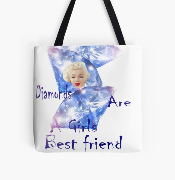 Diamonds are a Girls best friend. All Over Print Tote Bag