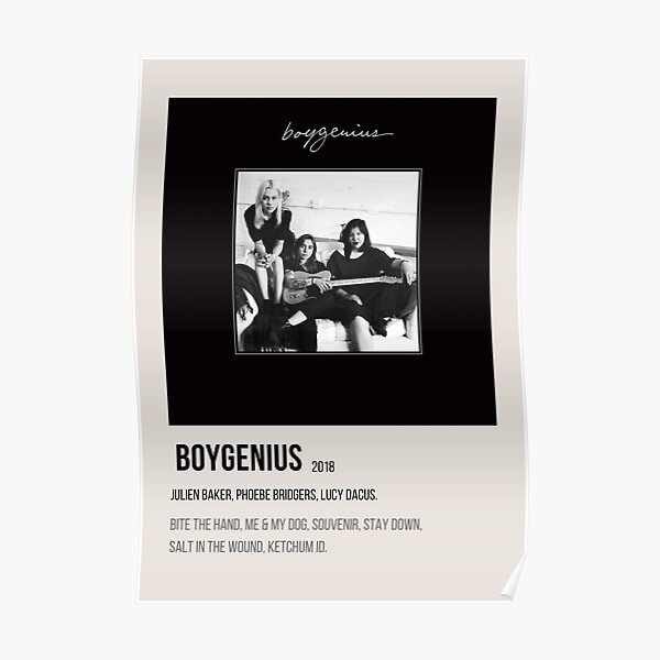 "boygenius album design " Poster for Sale by Redbubble
