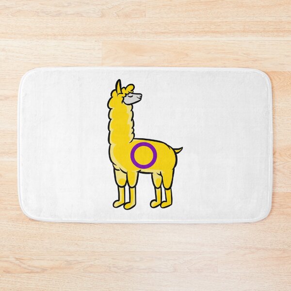 Item preview, Intersex llama loves subtle pride | LGBTQ designed and sold by Petra Becker.