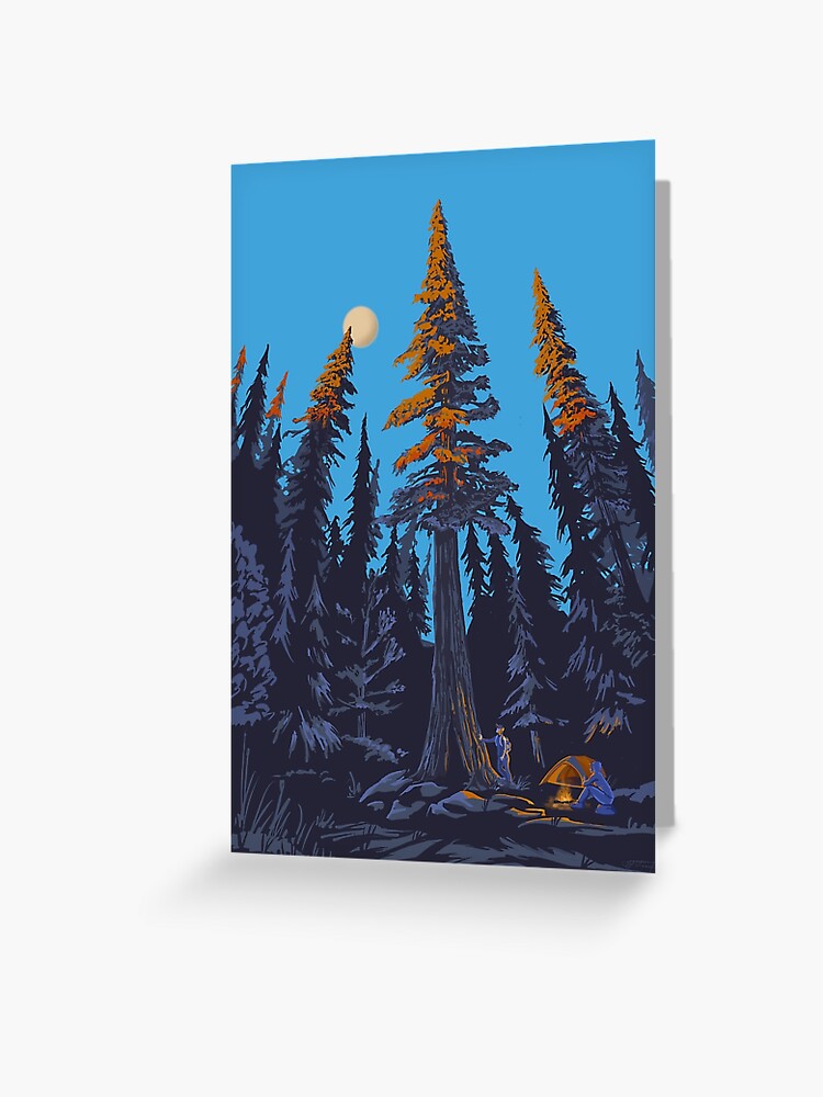 Cedar Campsite, sale 11x14, print