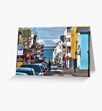 Streets of Reykjavik Greeting Card