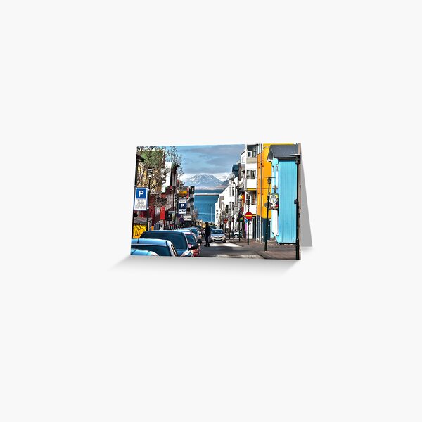Streets of Reykjavik Greeting Card