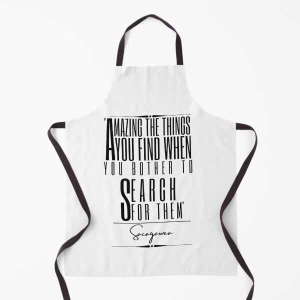Item preview, Sacagawea Inspirational Historical Quote- “Amazing the things you find when you bother to search for them.” designed and sold by QuoteActually.