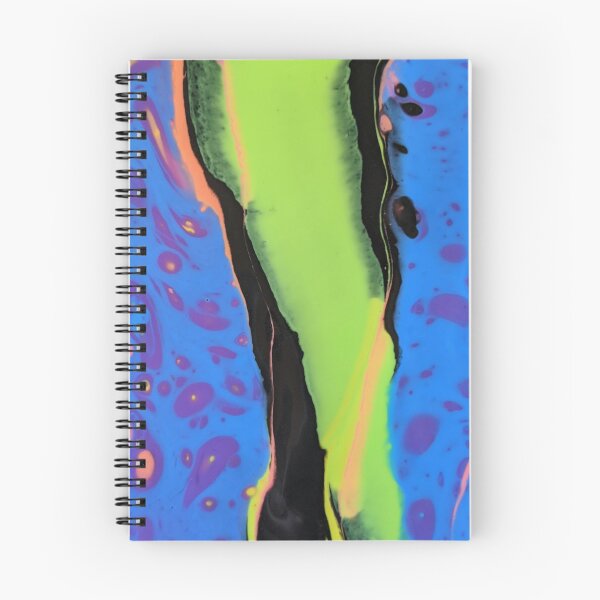 Item preview, Neon Dreams - Bright Colors Acrylic Pour Abstract designed and sold by Krafting with Keegan.