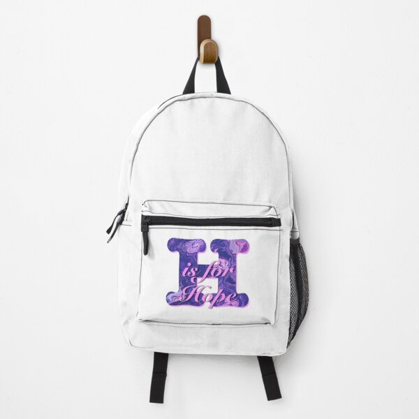 Item preview, Purple letter ‘H is for Hope’ motivational quote designed and sold by AMSonArt.