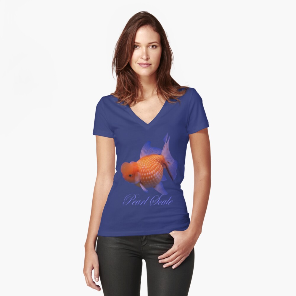 Item preview, Fitted V-Neck T-Shirt designed and sold by windana1.