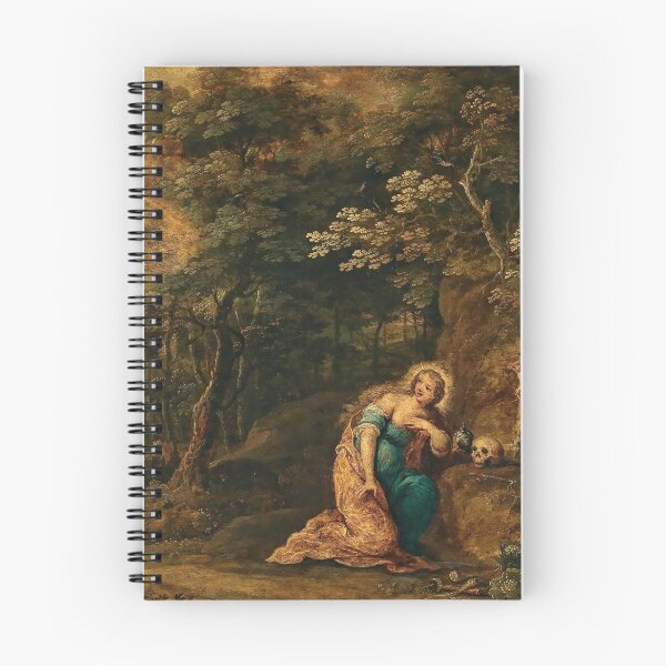 Item preview, Abraham Willemsen (ca. 1610–1672) - A landscape with the penitent Magdalene designed and sold by VISIBLECREATION.