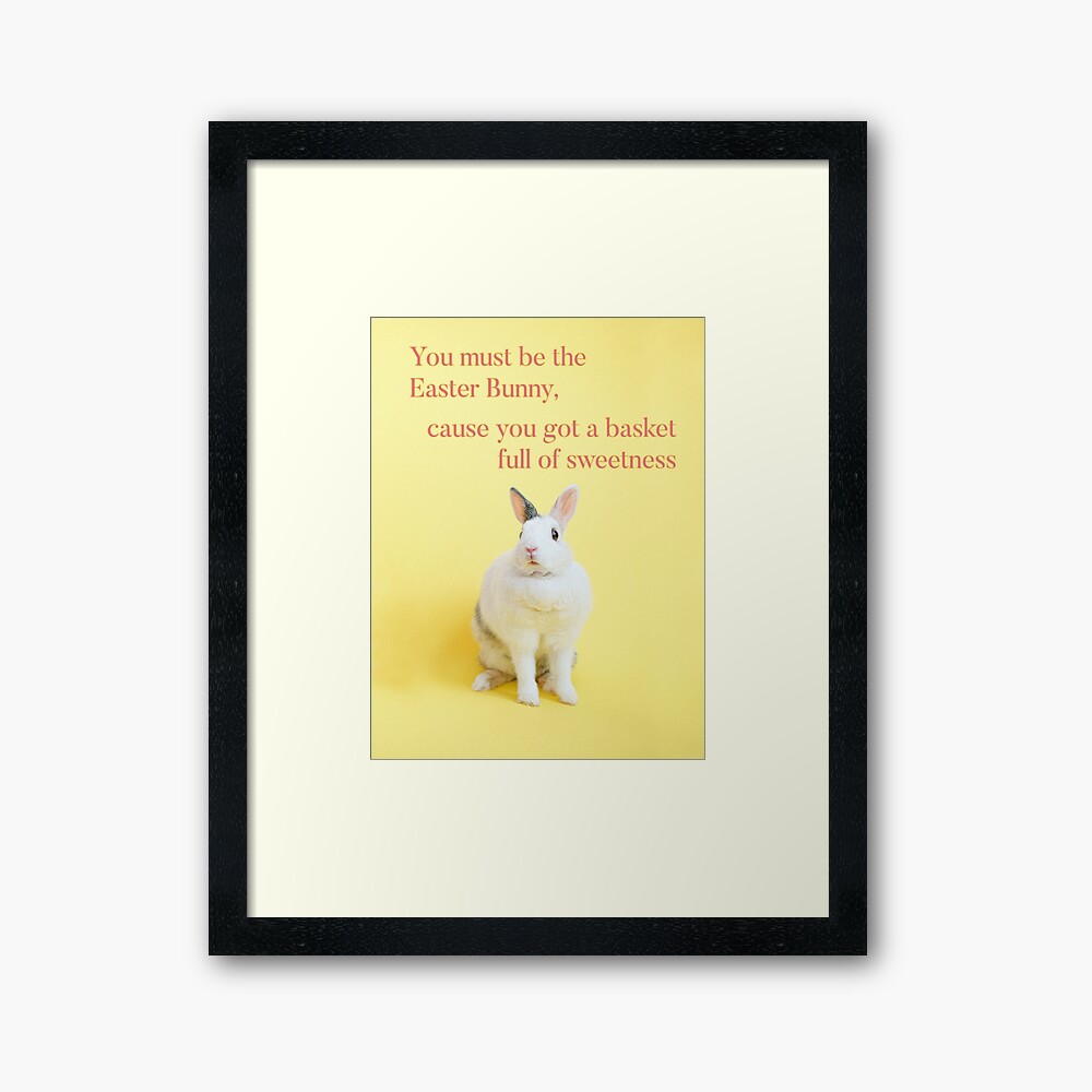 Easter Bunny Pick Up Line Puns Greeting Card for Sale by elixandre