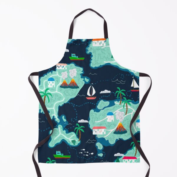 Item preview, Tropical Map Pattern designed and sold by MarcSabuncu.
