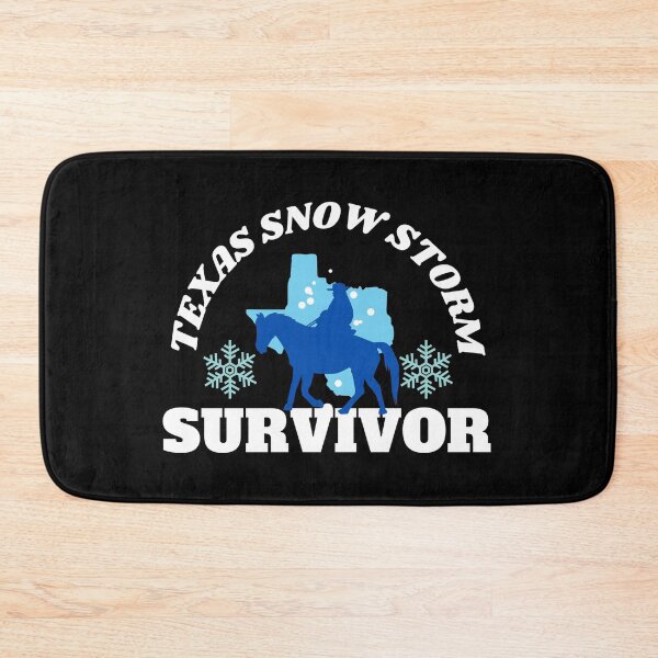 Item preview, Cowboy Winter Rider! 2022 Texas Winter Survivor Blue designed and sold by SeaNympth.