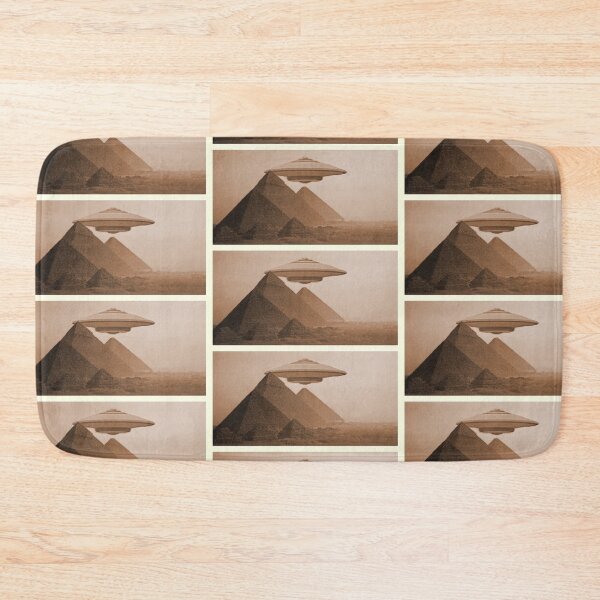 Item preview, UFO over Egyptian Pyramids designed and sold by RawSunArt.