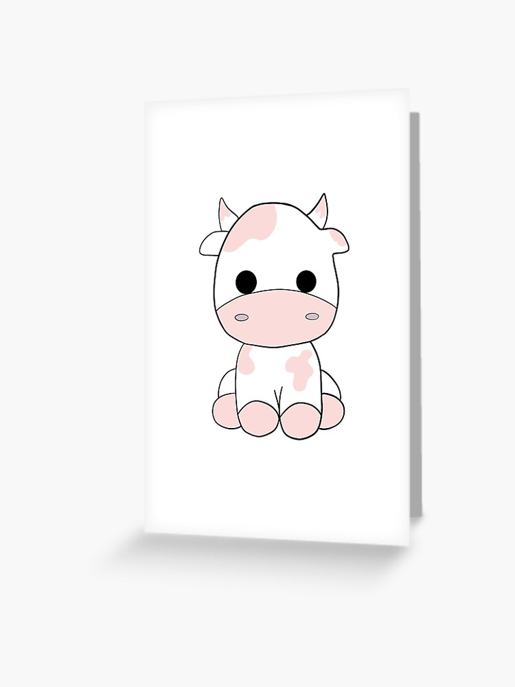 strawberry cow Sticker for Sale by sadiefarrer