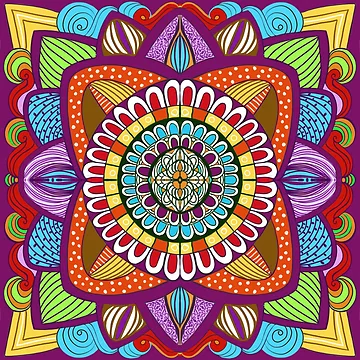 Artwork thumbnail, Colorful tile pattern. by art-patterns