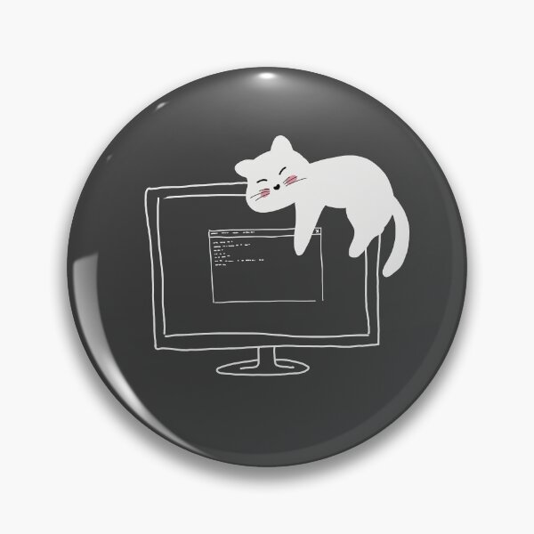 Item preview, Cute cat sleeping on monitor designed and sold by Cyndy K..