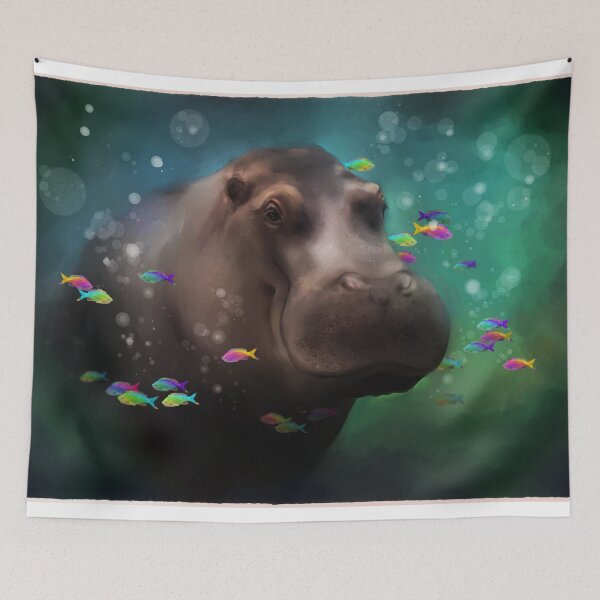 Item preview, Hippo designed and sold by Neurodivirgo.