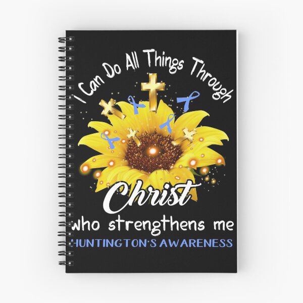Item preview, I Can Do All Things Through Christ Who Strengthens Me Huntington's Awareness designed and sold by rechardtee.