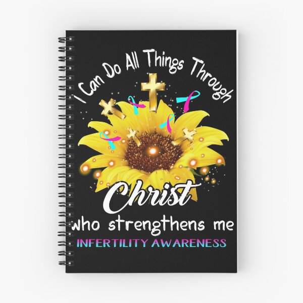 Item preview, I Can Do All Things Through Christ Who Strengthens Me Infertility Awareness designed and sold by rechardtee.