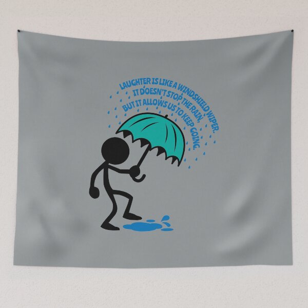 Item preview, Laughter Is Like A Windshield Wiper designed and sold by Teamtsunami6.