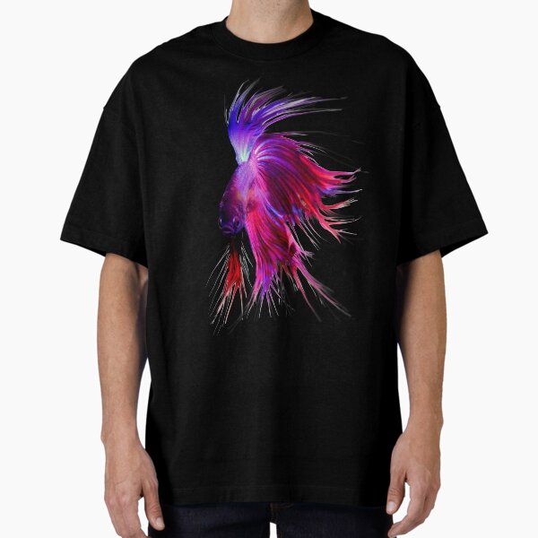 Betta Splendens ;Siamese fighting Fish Oversized T-Shirt