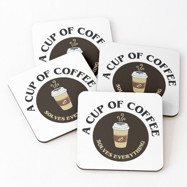 Item preview, A cup of coffee solves everything designed and sold by piastrelli.