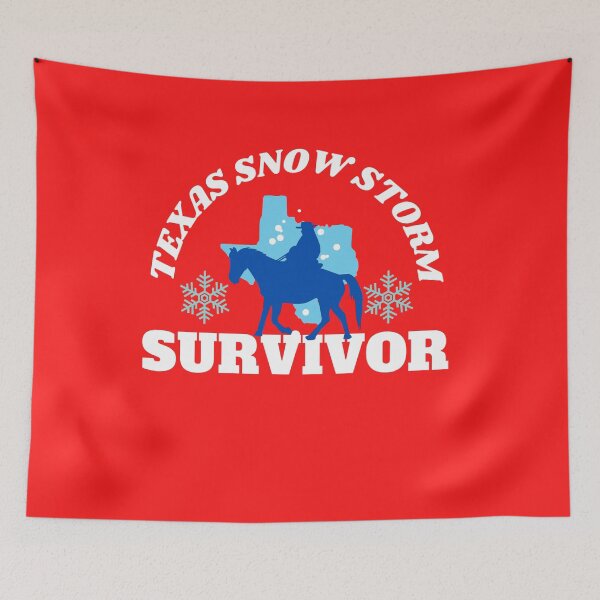 Item preview, Cowboy Winter Rider! 2022 Texas Winter Survivor Red designed and sold by SeaNympth.