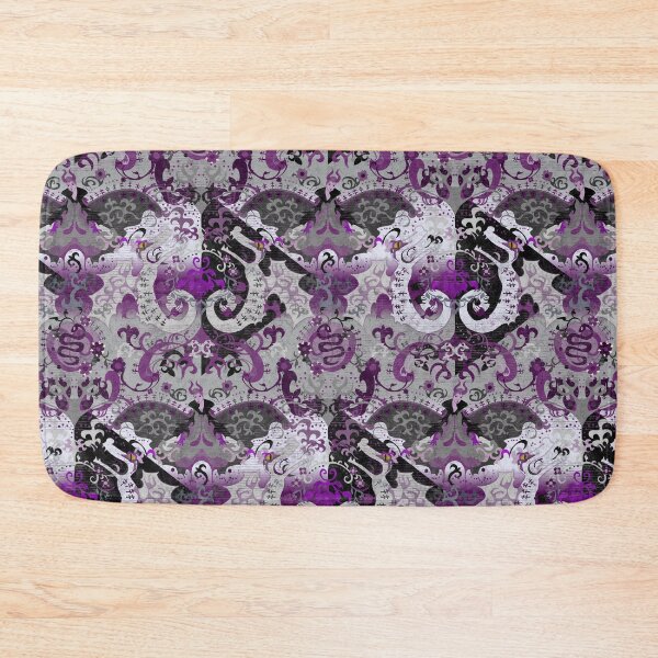 Item preview, Demisexual Dragon Damask -- Demisexual Pride Flag Colors designed and sold by ArgyleImp.