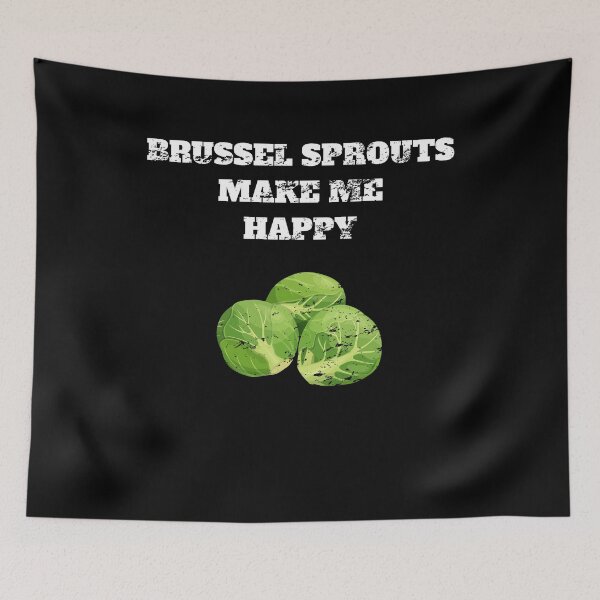 Item preview, Brussel sprouts make me happy Retro Vintage designed and sold by Jeangel97.