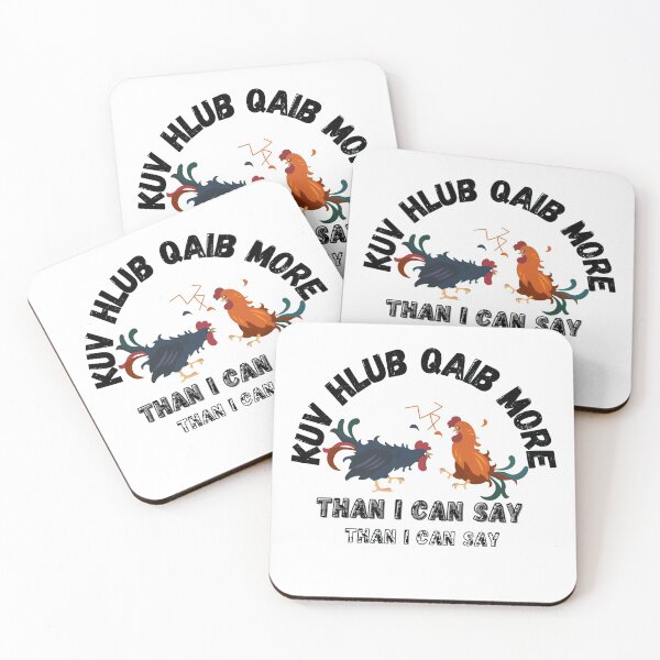 Item preview, Kuv hlub qaib more than i can say t-shirts designed and sold by BasheerFajr.