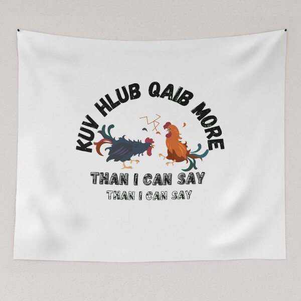 Item preview, Kuv hlub qaib more than i can say t-shirts designed and sold by BasheerFajr.