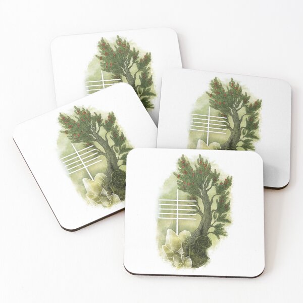 Item preview, OGHAM art - IODHADH The Yew Tree designed and sold by Lunariagold.