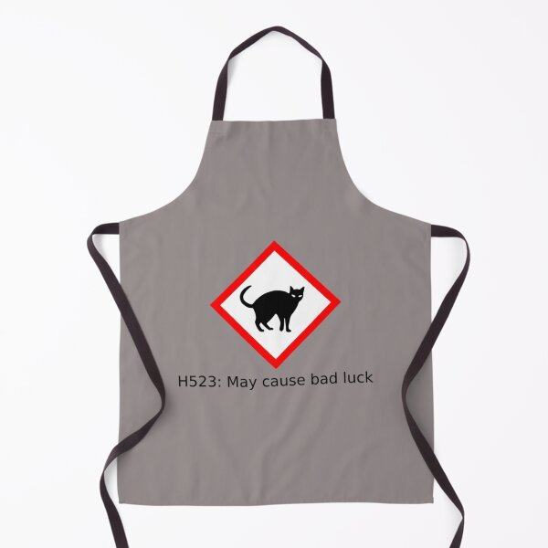 Item preview, Hazard - May Cause Bad Luck Cat designed and sold by Zachariahs' Odd Shop.