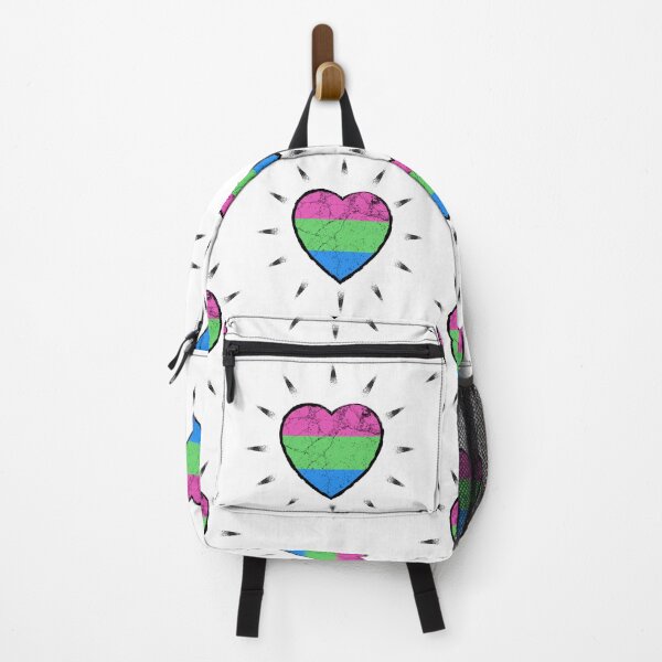 Item preview, Polysexual heart beats for subtle pride | LGBTQ designed and sold by Petra Becker.