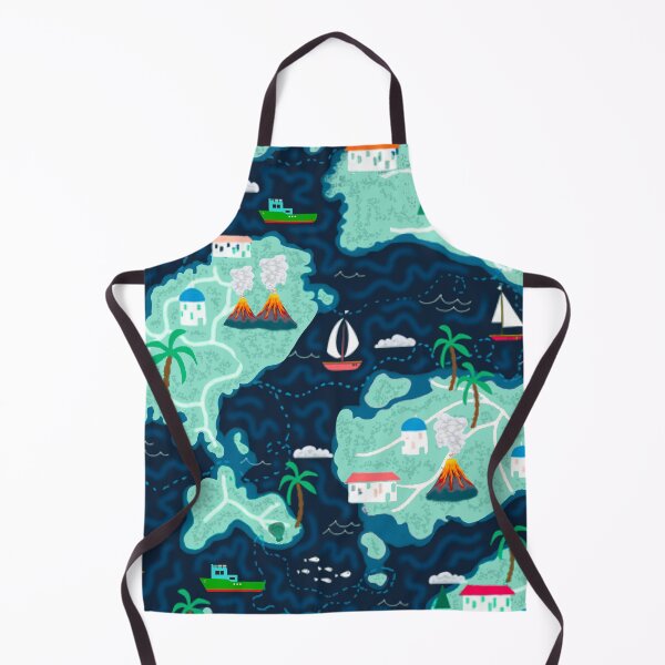 Item preview, Tropical Map Pattern designed and sold by MarcSabuncu.