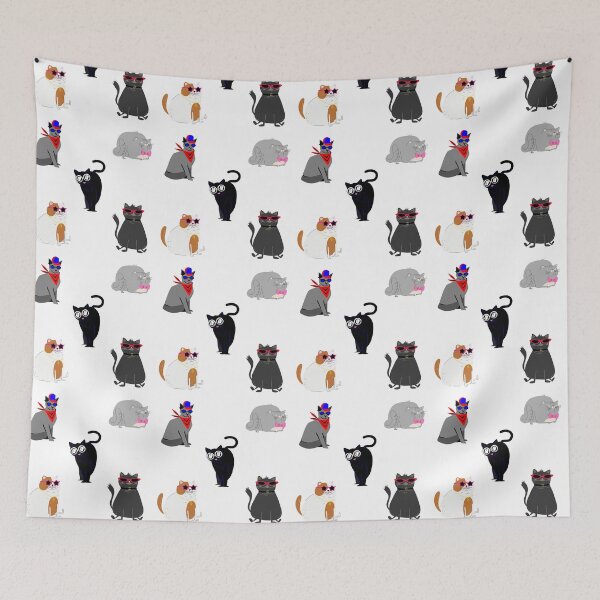 Item preview, Cattitude Cat Stickerspack Cool Cat Pack Full Time Cat Mom Cool Cats Pattern designed and sold by KLINESTORE.