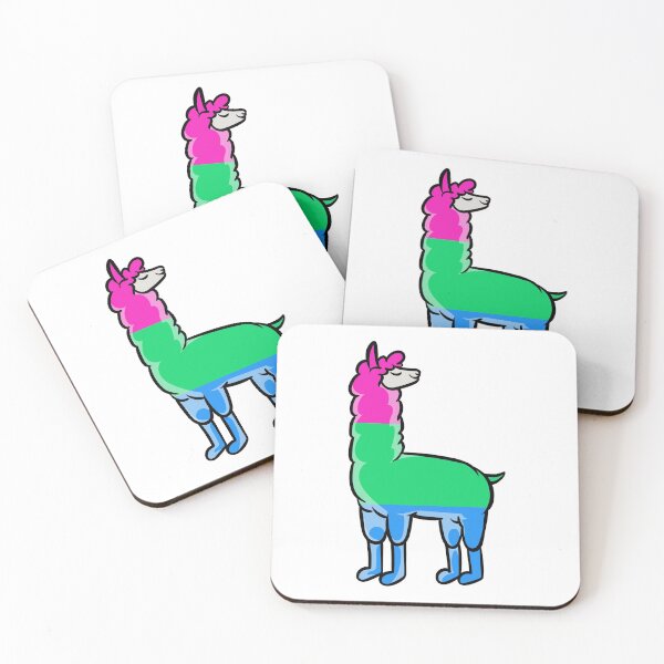 Item preview, Polysexual llama loves subtle pride | LGBTQ designed and sold by Petra Becker.