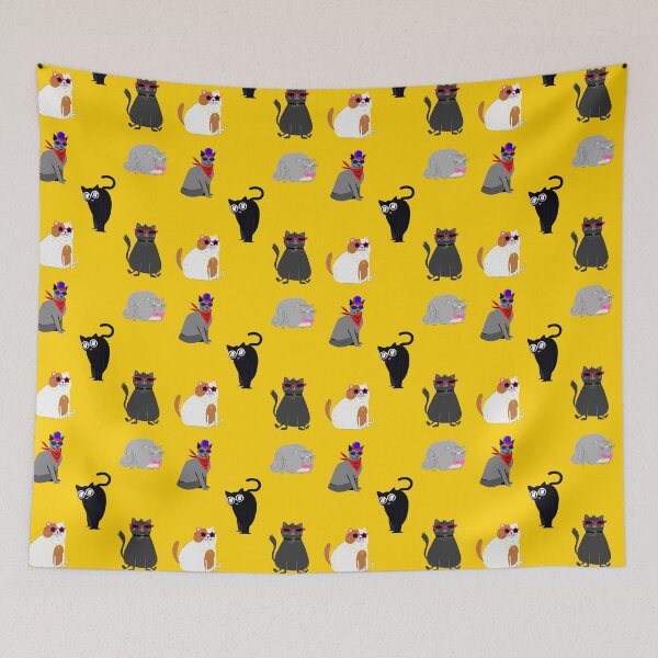 Item preview, Cattitude Cat Stickerspack Cool Cat Pack Full Time Cat Mom Cool Cats Pattern designed and sold by KLINESTORE.