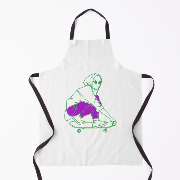 Item preview, Skating Alien designed and sold by RedsStickerShop.