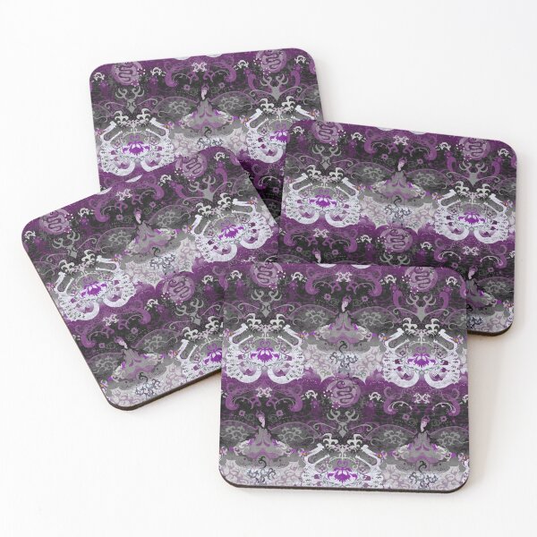 Item preview, Asexual Pride Damask -- Asexual Pride Flag Colors designed and sold by ArgyleImp.