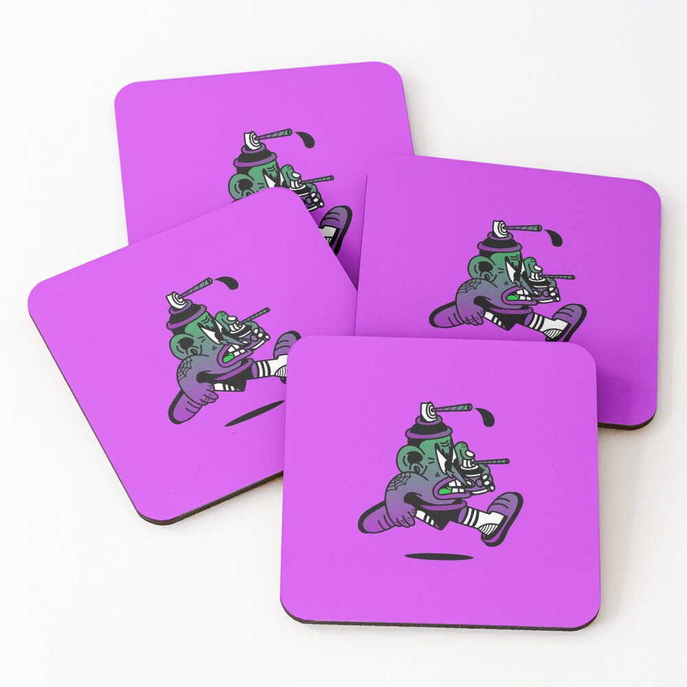 Item preview, Coasters (Set of 4) designed and sold by RedsStickerShop.