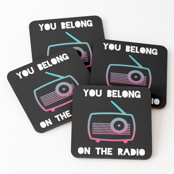 Item preview, You Belong on the Radio designed and sold by ICheckmateThee.