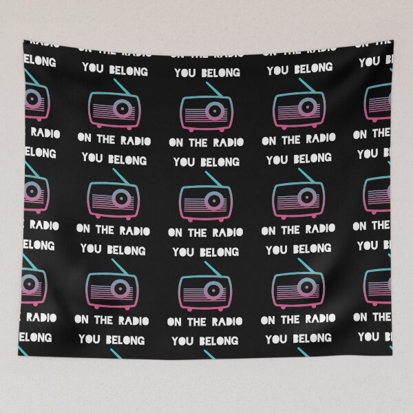Item preview, You Belong on the Radio designed and sold by ICheckmateThee.