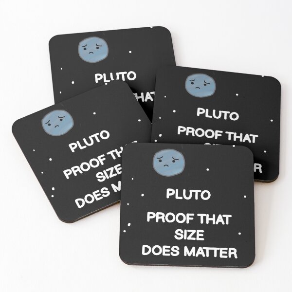Item preview, Pluto Size Does Matter designed and sold by DilloStudios.