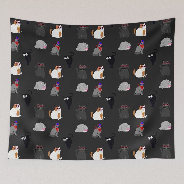 Item preview, Cool Cat Pack Cattitude Cat Stickerspack Full Time Cat Mom Cool Cats Pattern designed and sold by KLINESTORE.