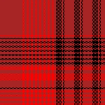 Artwork thumbnail, Cardinal Reds Plaid by patternedprints