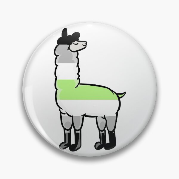 Artikelvorschau, Agender Llama liebt subtilen Stolz | LGBTQ entworfen und verkauft von Petra Becker.
