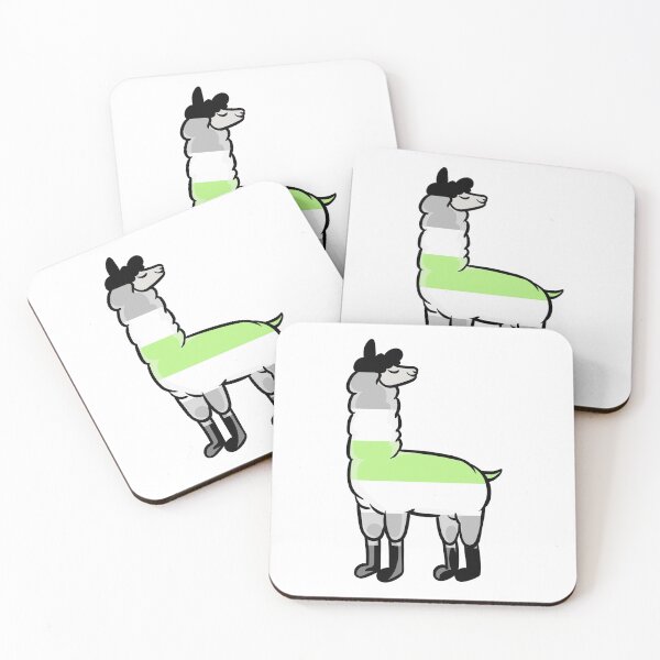 Item preview, Agender Llama loves subtle pride | LGBTQ designed and sold by Petra Becker.