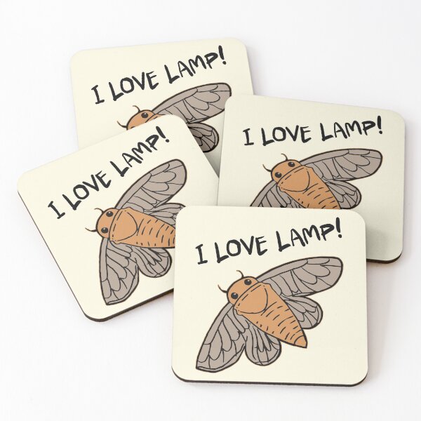 Item preview, I Love Lamp // Moth To a Flame Funny Design designed and sold by acquiesce13.