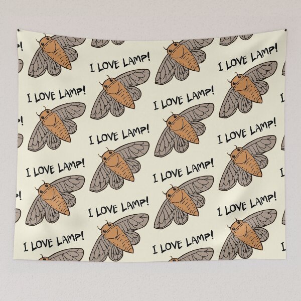 Item preview, I Love Lamp // Moth To a Flame Funny Design designed and sold by acquiesce13.