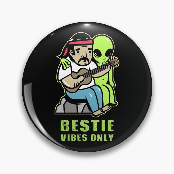 Item preview, Bestie Vibes Only - Alien - UFO designed and sold by TKsTees.