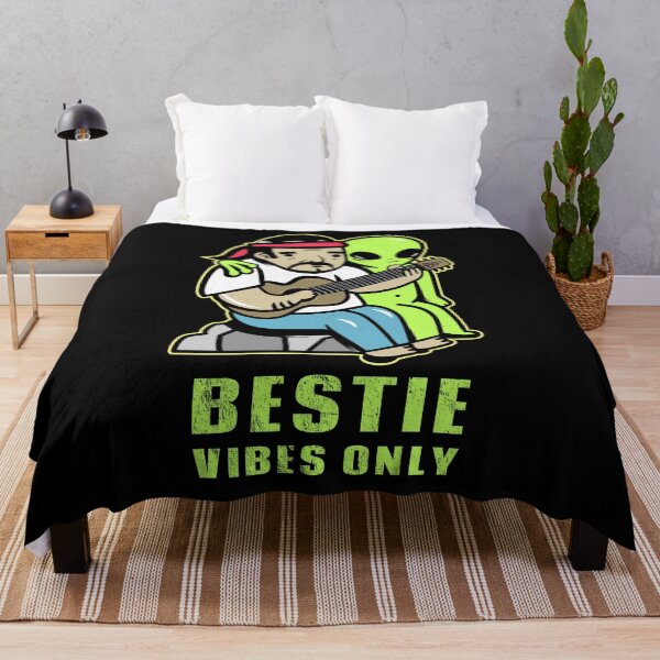 Item preview, Bestie Vibes Only - Alien - UFO designed and sold by TKsTees.